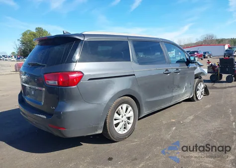 2016 Kia Sedona Lx из США, поврежденный, VIN KNDMB5C1XG6136656